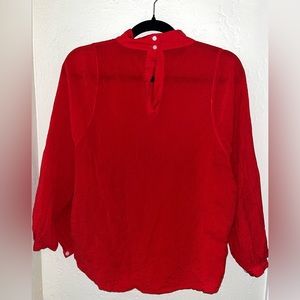 Everlane red top 100% cupro .